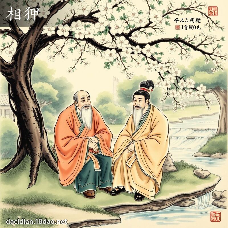 相狎 - 国语大辞典配图