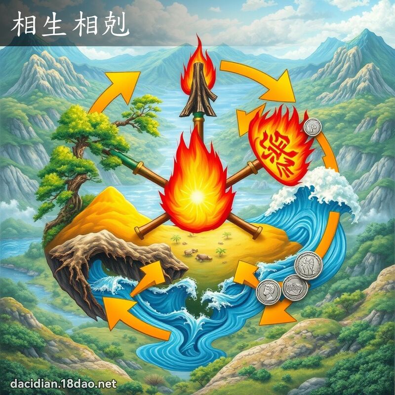 相生相剋 - 國語大辭典配圖