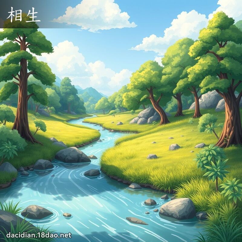 相生 - 国语大辞典配图