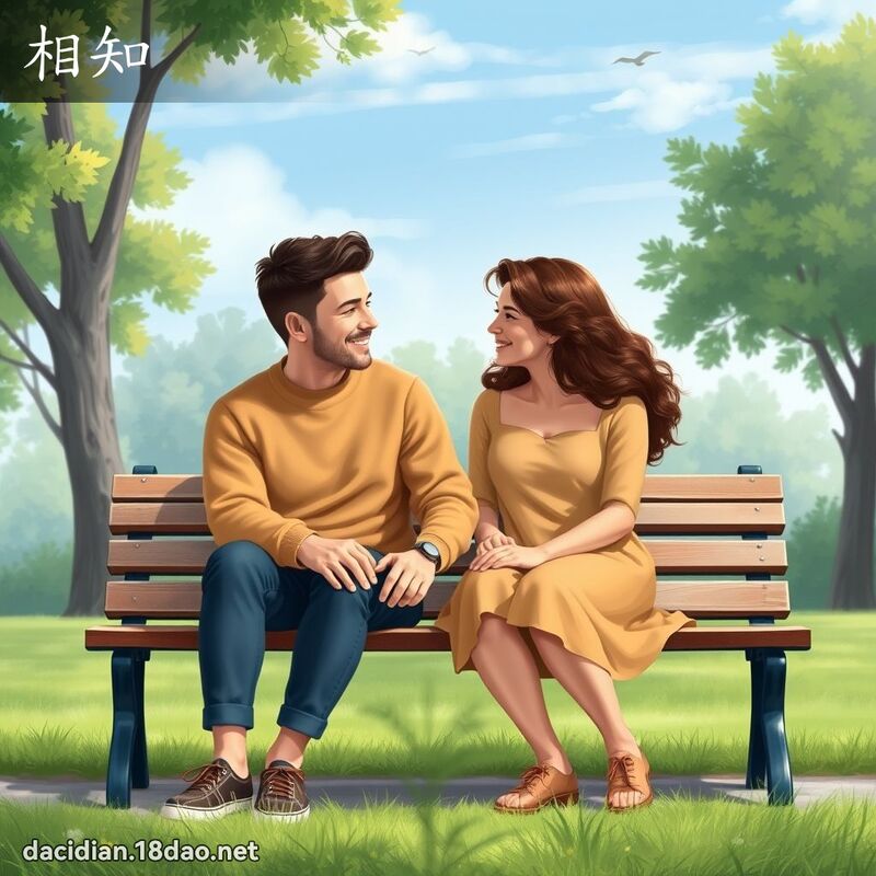 相知 - 国语大辞典配图