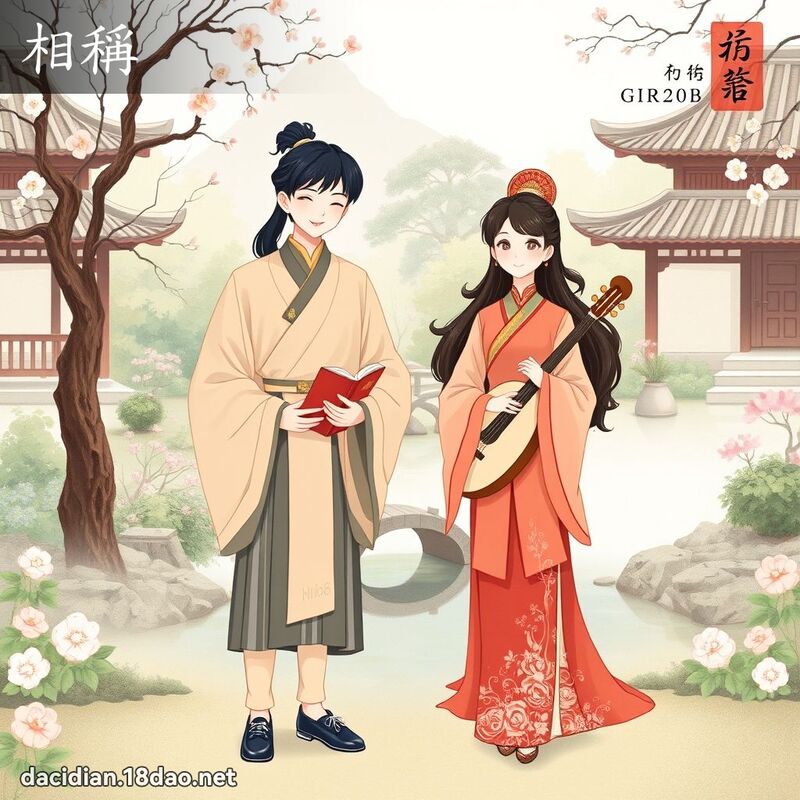 詞語: 相稱 (多意詞)