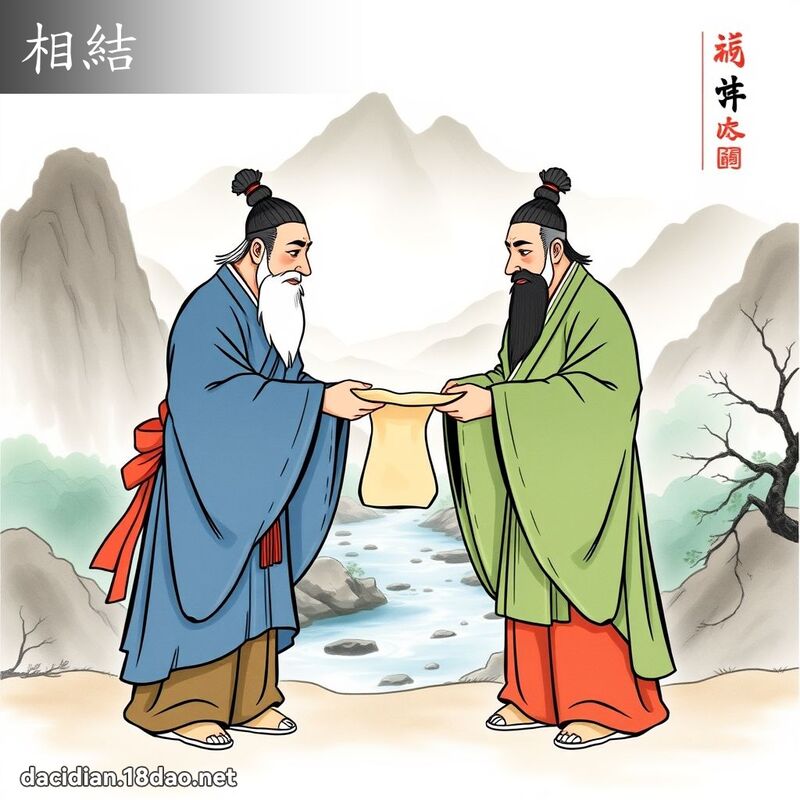 相结 - 国语大辞典配图