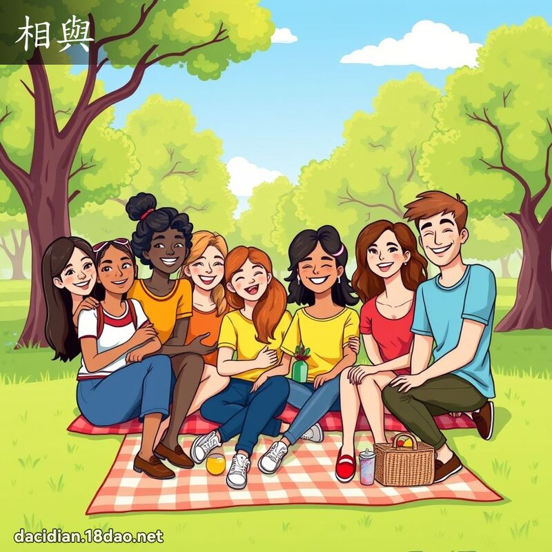 相与 - 国语大辞典配图