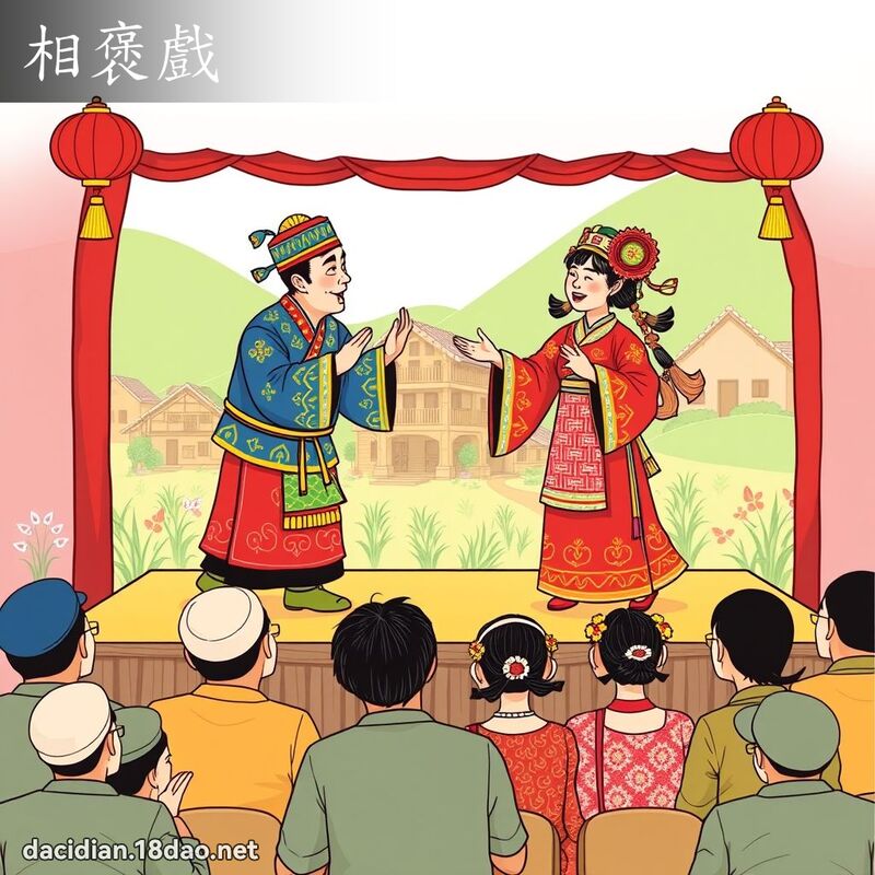 相褒戲 - 國語大辭典配圖
