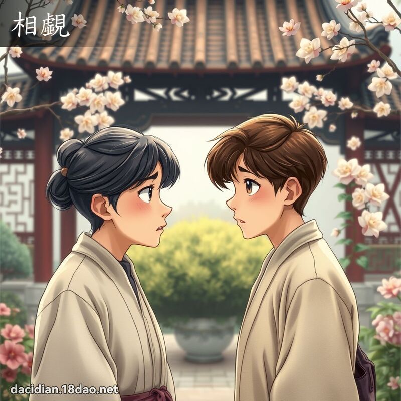 相覷 - 國語大辭典配圖