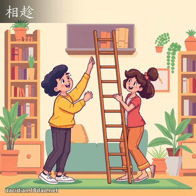 相趁 - 國語大辭典配圖