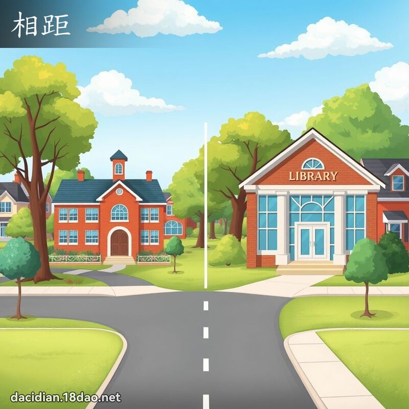 相距 - 国语大辞典配图