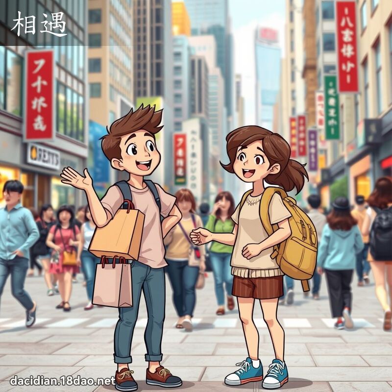 相遇 - 国语大辞典配图