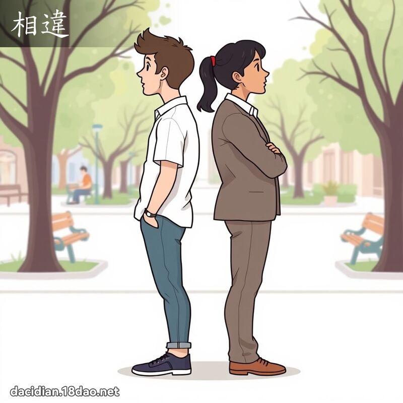 相違 - 國語大辭典配圖