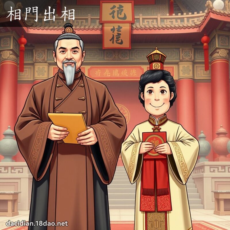 相门出相 - 国语大辞典配图