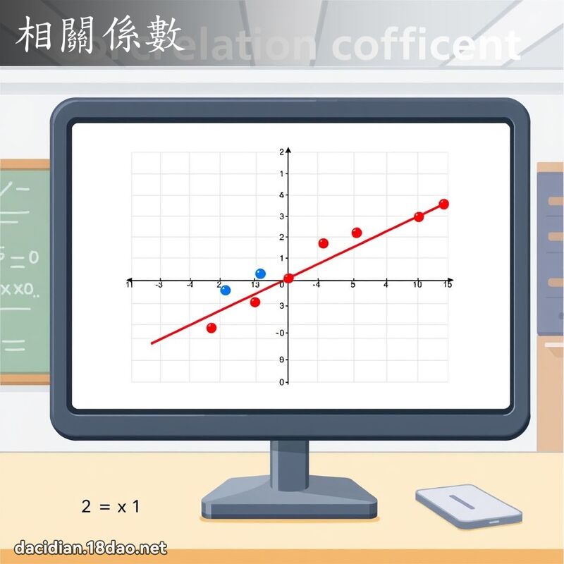 相關係數 - 國語大辭典配圖