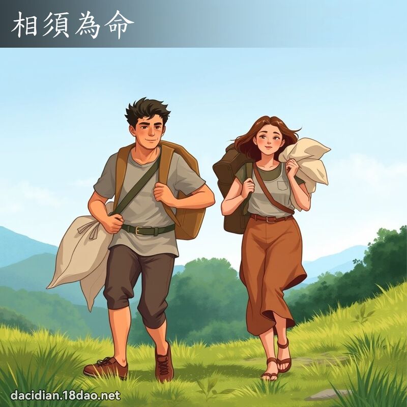 相須為命 - 國語大辭典配圖