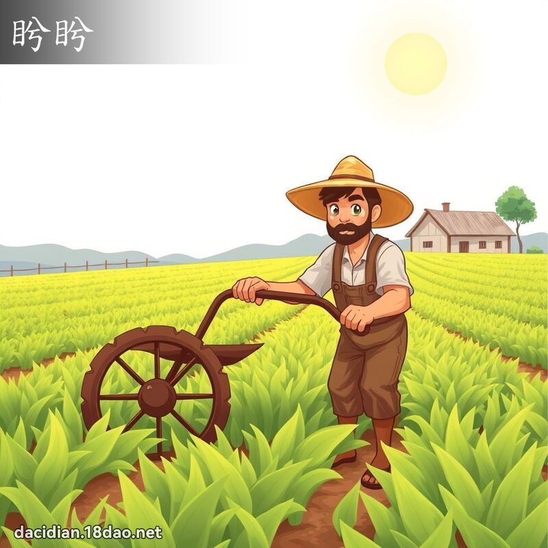 盻盻 - 國語大辭典配圖