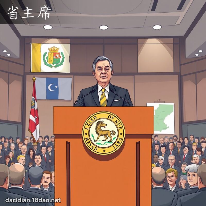省主席 - 国语大辞典配图