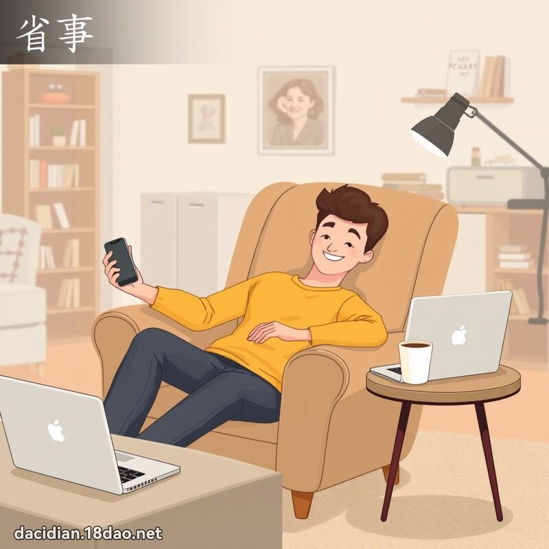 詞語: 省事 (多意詞)