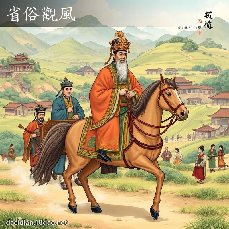 省俗观风 - 国语大辞典配图