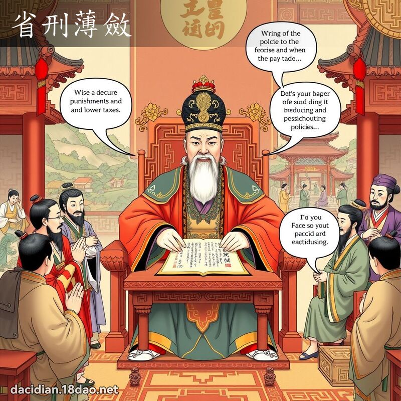 省刑薄敛 - 国语大辞典配图