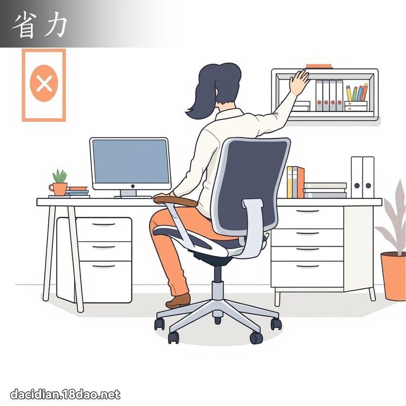 省力 - 國語大辭典配圖