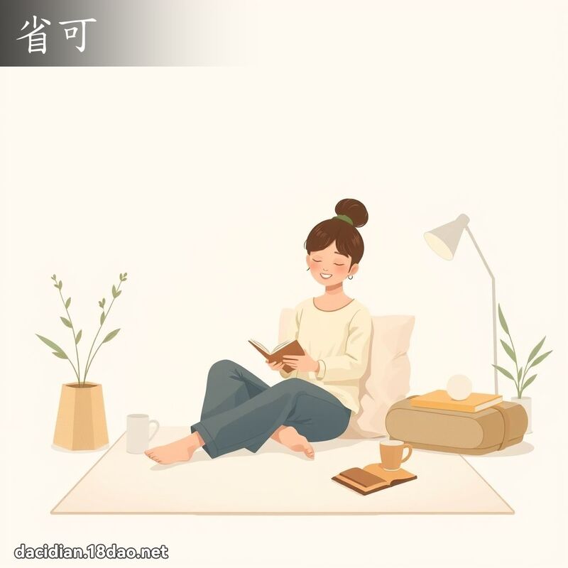省可 - 國語大辭典配圖