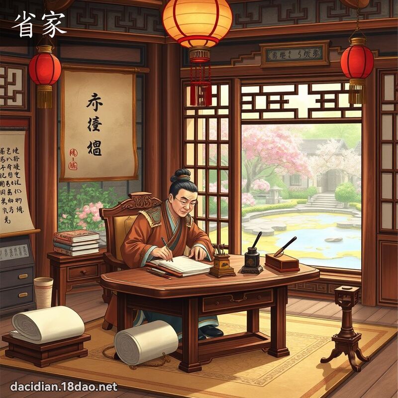 省家 - 國語大辭典配圖
