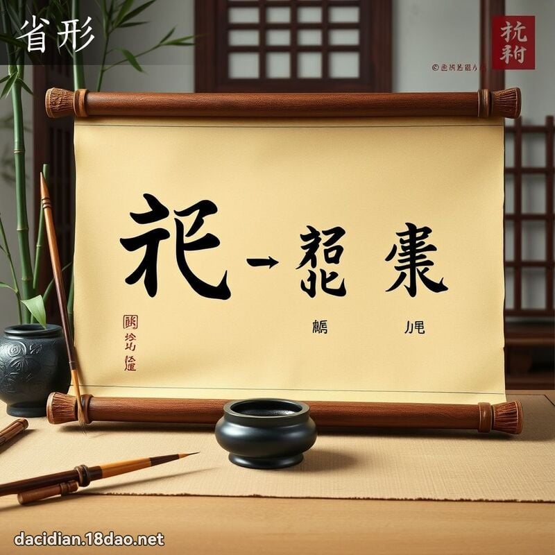 省形 - 國語大辭典配圖