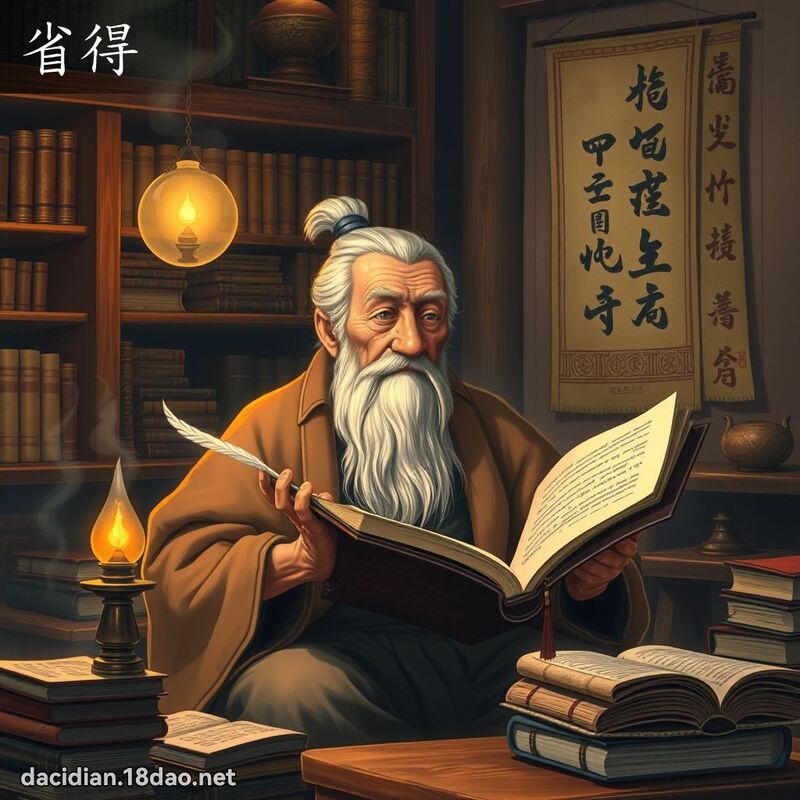 词语: 省得 (多意词)