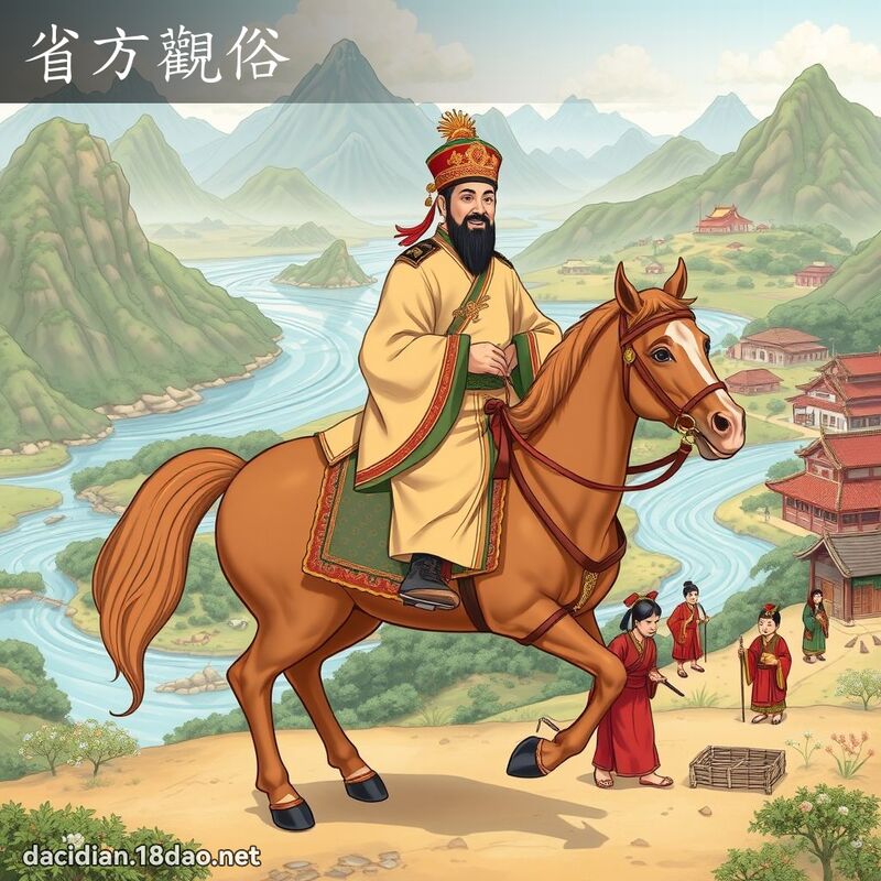 省方觀俗 - 國語大辭典配圖