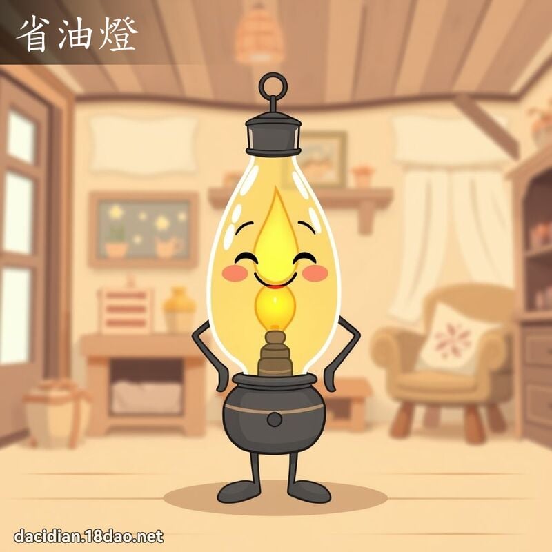 省油燈 - 國語大辭典配圖