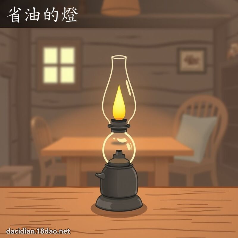 省油的燈 - 國語大辭典配圖