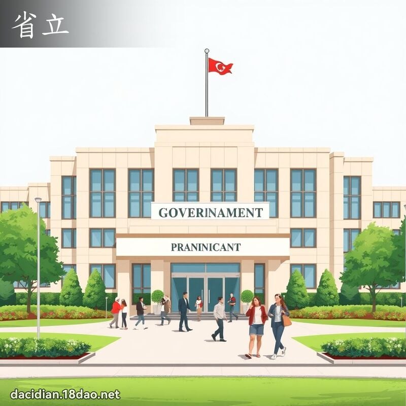 省立 - 國語大辭典配圖