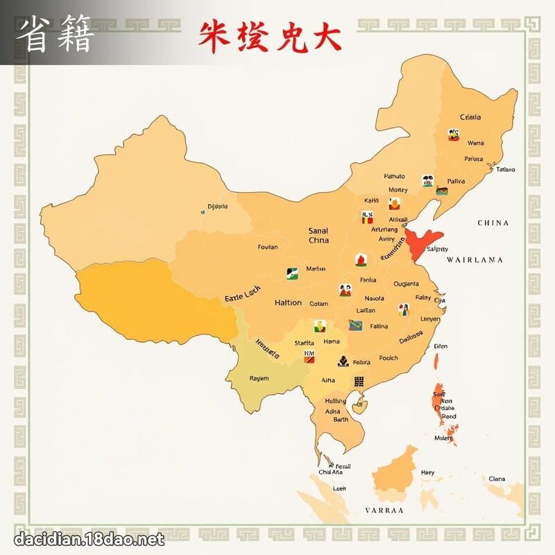 省籍 - 國語大辭典配圖