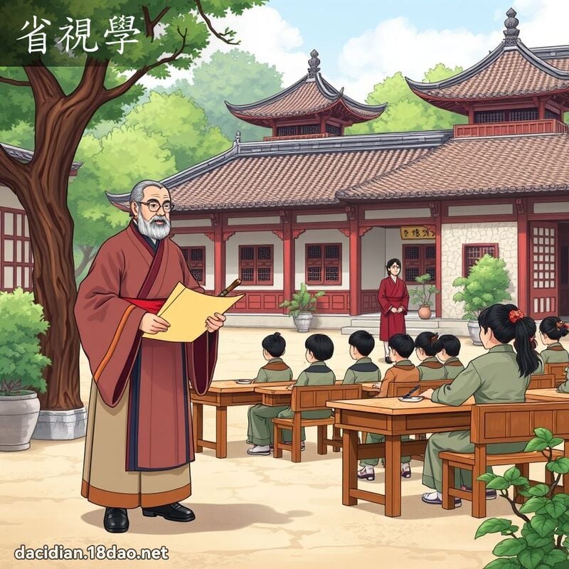 省視學 - 國語大辭典配圖