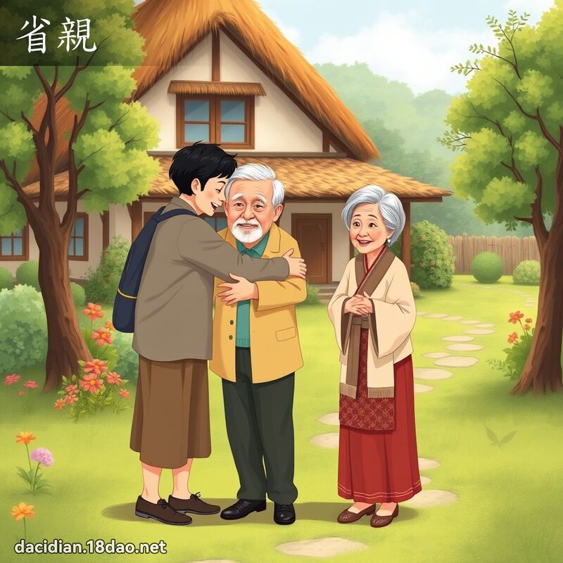 省親 - 國語大辭典配圖