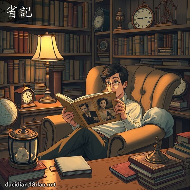 省记 - 国语大辞典配图