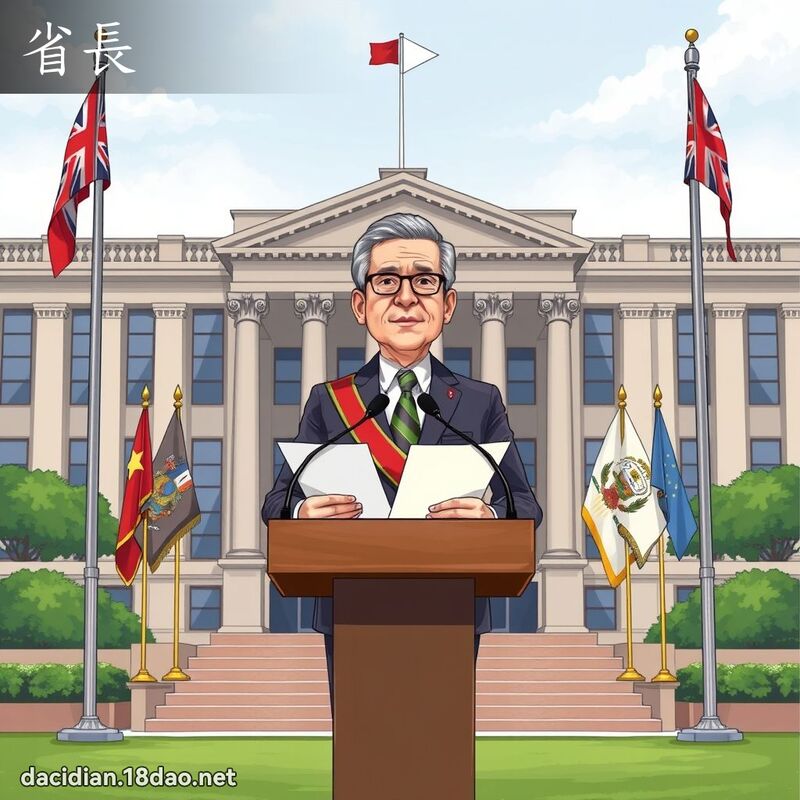 省长 - 国语大辞典配图
