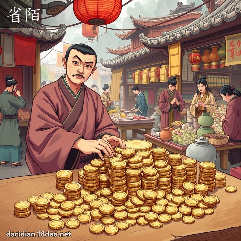 省陌 - 國語大辭典配圖