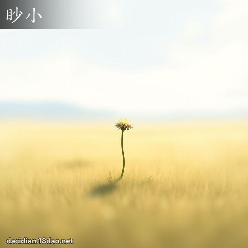眇小 - 國語大辭典配圖