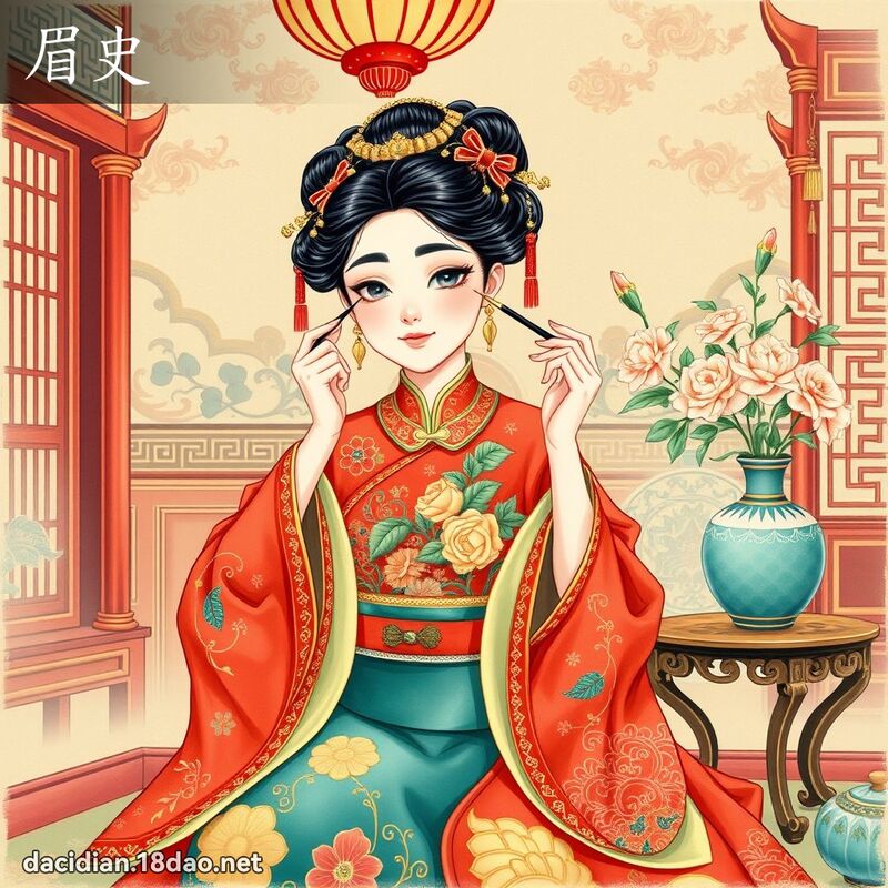 眉史 - 國語大辭典配圖