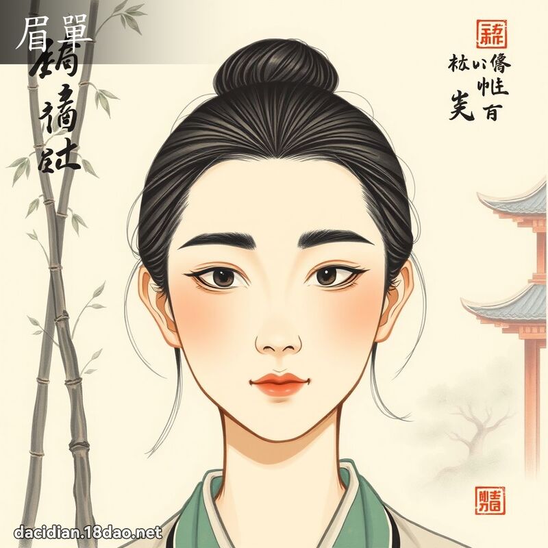 眉單 - 國語大辭典配圖