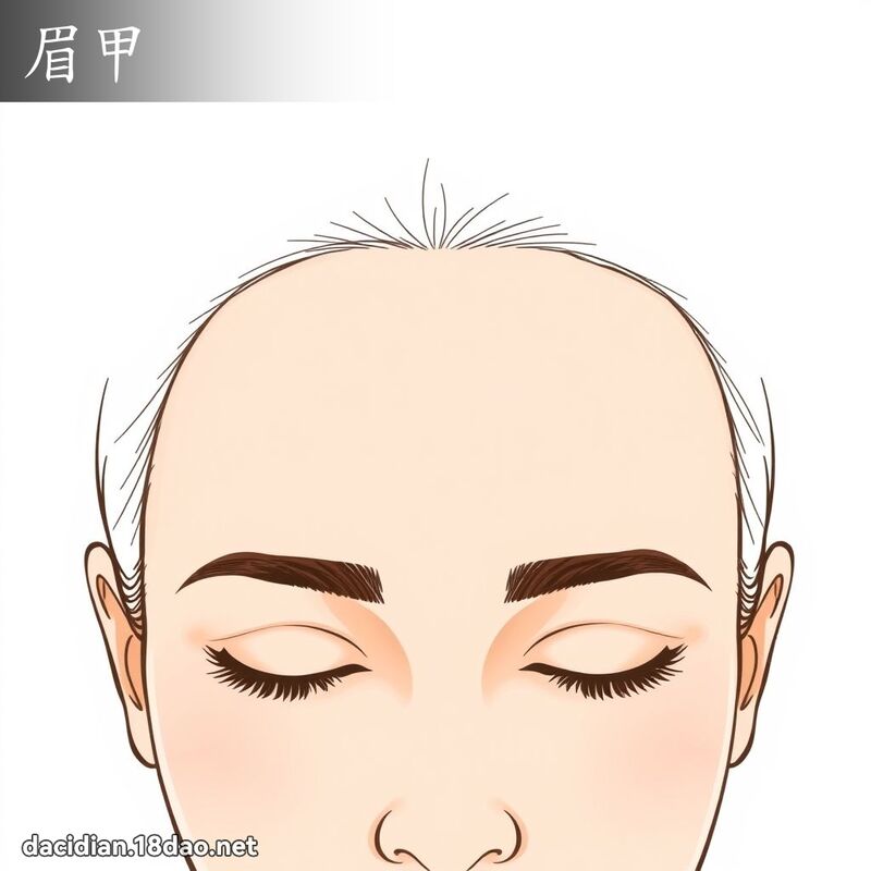 眉甲 - 国语大辞典配图