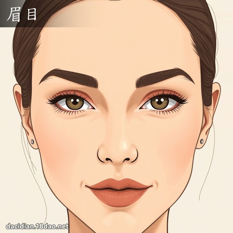 眉目 - 國語大辭典配圖