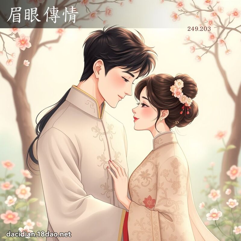 眉眼傳情 - 國語大辭典配圖