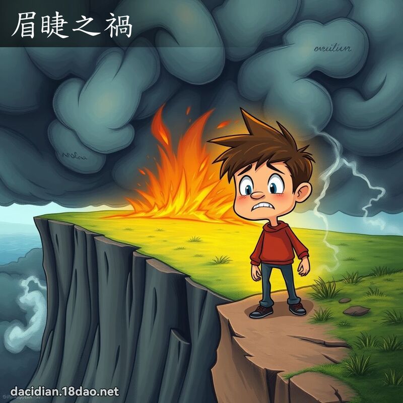 眉睫之祸 - 国语大辞典配图