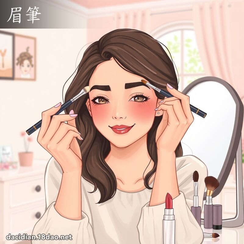 眉笔 - 国语大辞典配图