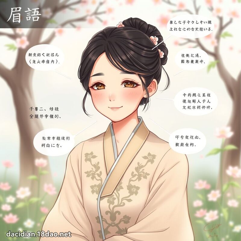 眉語 - 國語大辭典配圖