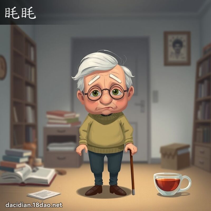 眊眊 - 國語大辭典配圖