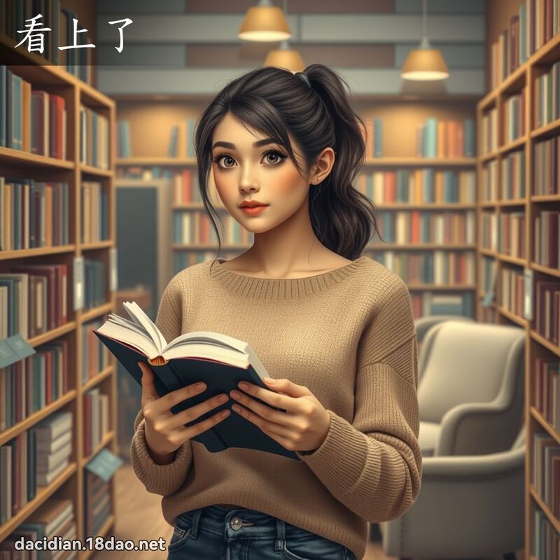 看上了 - 国语大辞典配图