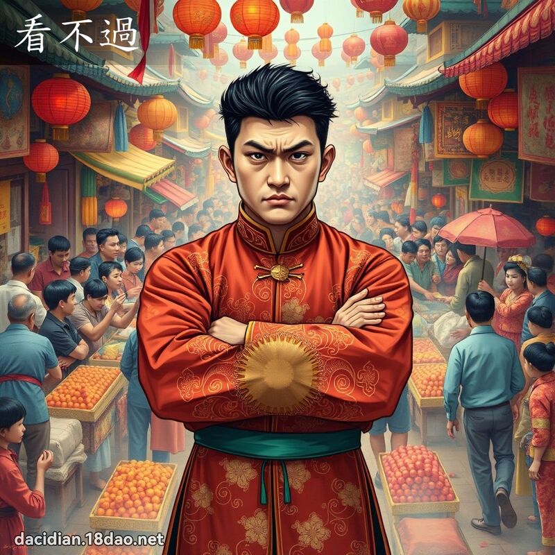 看不過 - 國語大辭典配圖