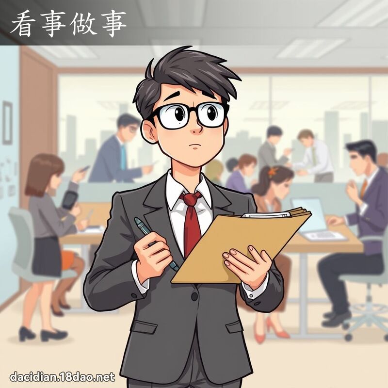 看事做事 - 国语大辞典配图