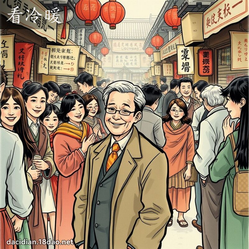 看冷暖 - 国语大辞典配图